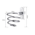 thumbnail image 5 of Estante de almacenamiento para secador de pelo de aluminio para baño, soporte para colgar en la pared, sin orificios, para baño, 5 of 5