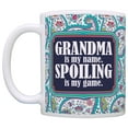 thumbnail image 2 of ThisWear Gift for Grandma Grandma is my Name Spoiling is my Game 11 ounce Coffee Mug Paisley, 2 of 4