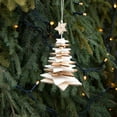 thumbnail image 5 of YOHAVEN Christmas Decorations Wooden Pendant Ornaments, Hanging Tree Log Trinkets Holiday Rustic Decor for Christmas Tree Shelves Home Office Fireplace Mantle, 5 of 6