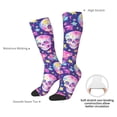 thumbnail image 4 of Fotbe Skull rainbow mushroom colorful Calcetas Divertidas Estampadas para Hombre y Mujer, Calcetas de Algodón hasta la Rodilla para Caminar, Correr, Enfermería y Embarazo, 4 of 6