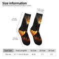 thumbnail image 2 of Balery Cool Black Eagle Calcetas Largas con Estampado para Hombre y Mujer – Suaves y Transpirables, Talla Única (US 5-11), 2 of 6