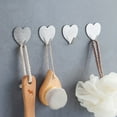 thumbnail image 3 of Ganchos de Pared Multiusos Wosthever 10 Piezas Plata, 3 of 6