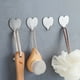 thumbnail image 3 of Ganchos de Pared Multiusos Wosthever 10 Piezas Plata, 3 of 6