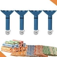 thumbnail image 3 of enjoywould 4Pcs Coin Sorter Tubes Set Color-Coded Funnel Shaped Counting Tubes for Pennies Nickels Dimes Quarters, 3 of 8