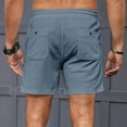 thumbnail image 5 of WILLBEST Pantalones Cortos Waffler de Color Liso para Hombre, Deportivos y Casuales, de 3 Puntos, 5 of 5