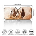 thumbnail image 6 of Xoenoiee Vintage Splatter Running Horse Print Car Windshield Sunshade UV Ray Reflector Sun Visor Summer Sun Blocker Offer Protection for Car Interior Universal Fits Trucks, Sedans, SUVs, 6 of 6