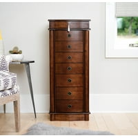 Hives & Honey Nora Standing Jewelry Armoire - Walnut