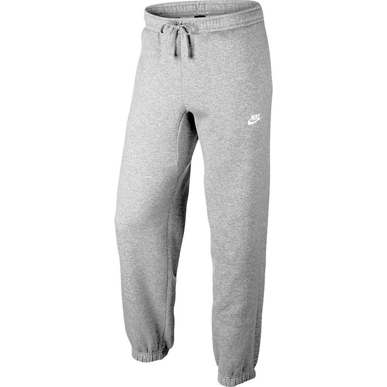 Nike Men's NSW Cuffed Fleece Club Pants Light Grey/White 804406-063