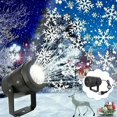 thumbnail image 2 of IMossad LED Christmas Projector Light with 16 Snowman & Snowflake Patterns – HD Indoor/Outdoor Holiday Lighting for Walls/Ceilings, 3-8m Adjustable Projection, 2 of 7