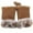 Brown, variant on Half Finger Winter Gloves With Faux Fur Trim Warm Fingerless Gloves For Women Keyboard Typing Texting Cold Weather Accessory