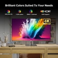 thumbnail image 3 of Restored KTC 32 Inch 4K Smart Monitor, Google System UHD (3840x 2160) Smart Monitor with Speakers, Netflix Licensed, Type-C 65W PD, WirelessDisplay, HDR, Hey Google Voice Remot, VESA Support, 3 of 9