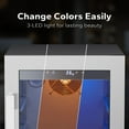 thumbnail image 6 of Ca'Lefort 15 Inch Wine Cooler Refrigerator, 28 Bottle Dual Zone Wine Fridge with Reversible Tempered Glass Door,Built in or Freestanding, 6 of 12
