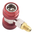 thumbnail image 2 of Quick Connect Air Conditioning Adapter For R134A Adjustable Fluoride Meter Adapter Red High Voltage, 2 of 7