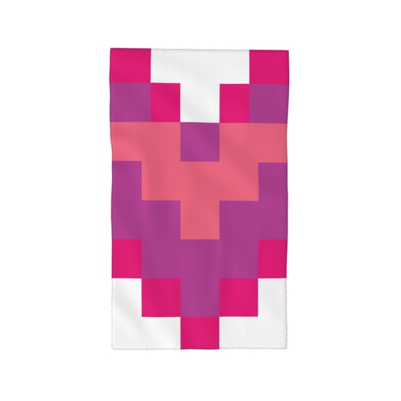 YFYANG Absorbent Towel, Soft Skin-Friendly Red Mosaic Plaid Washcloth Bath Towel, Suitable for All Skin, 27.5 x 16-inch