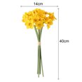 thumbnail image 6 of Travelwant Artificial Daffodil Flowers Narcissus Spring Flower Silk Flower Arrangement for Home Wedding Decor, 6 of 6