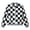 Blue, variant on Women Checkered Print Bomber Jacket Zip Up Long Sleeve Ribbed Trim Outerwear for Casual Daily Wear