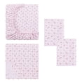 thumbnail image 6 of Modern Threads 4-Piece Sweet Rose Silky Soft Microfiber Adult Floral Sheet Set, Blush, King, 6 of 12
