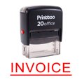 thumbnail image 1 of Printtoo Bureau Facture Stationnaire Timbre en Caoutchouc Auto Encrage Rouge, 1 of 1