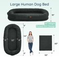 thumbnail image 2 of Cama ortopédica para humanos y perros ChiXnuggle de espuma 183 x 102 x 25 cm, 2 of 7
