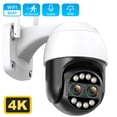 thumbnail image 1 of ANBIUX-cámara IP PTZ con doble lente, dispositivo de seguridad con Zoom híbrido de 8MP, 4K, 8X, 2,8 + 12mm, detección humana, WiFi, Audio de 4MP, videovigilancia, 1 of 3