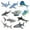 As Shown, variant on Oioii 10 Pcs Marine Arctic Winter Animal Figurine Toy Set Home Decoration Preschool Educational Animal Model Set Realistic Animal Cognition Toy for Gift Leisure Play,As Shown