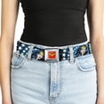 thumbnail image 5 of Wonder Woman Logo Full Color Red Seatbelt Buckle Belt - Wonder Woman Face w/Stars, 5 of 9