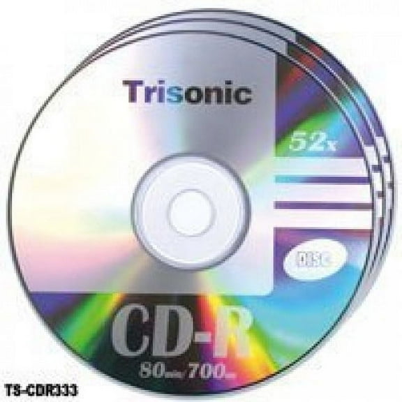 DIGITAL REOORDABLE CD-R 3 PACK by Trisonic