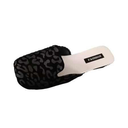 

TUOBARR Sandals Women Dressy Summer Flat Women Summer Dressy Flat Heels Closed Toe Beach Slippers Black