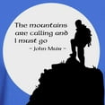 thumbnail image 3 of CafePress - Mountains Calling T Shirt - Men's Classic Graphic Cotton T-Shirt, 3 of 4