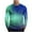 Blue, variant on Men Shirts Mens Long Sleeve Tee Shirts Casual Stylish Gradient Color Fall Crewneck Basic Pullover Tops Winter Base Layer Blouses