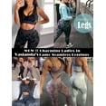 thumbnail image 5 of VASLANDA Women’s High Waisted Camo Leggings Seamless Leggings Gym Fitness Workout Yoga Pants, 5 of 6