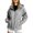Gray, variant on Womens Windbreaker Jacket Hooded with Zipper Waterproof Lightweight for Outdoor Hiking and Travel,Gray 2XL