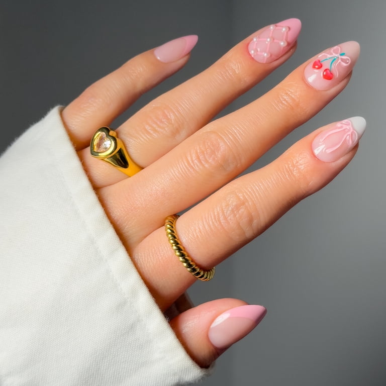 Salon Perfect Artificial Fake Press On Nails, 455 Viral Nail Edit
