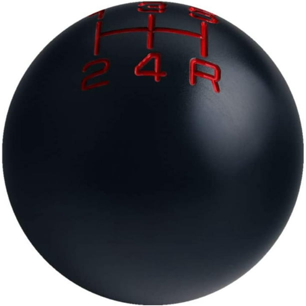 QUETO Mosaic Ball Black Red Japanese 5 Speed Manual Gear Shift