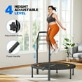 thumbnail image 6 of MERACH 48" Mini Trampoline with Handle, Foldable Fitness Rebounder for Adults and Kids, 450 lbs Capacity, 6 of 6