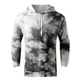 thumbnail image 5 of Hpapadks Hoodie for Men Athleisure Drawstring Hoodies Pullover with Pocket Lightweight Long Sleeve Tie Dye Print Sweatshirts for Men, 5 of 5