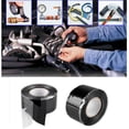 thumbnail image 2 of Waterproof Silicone Performance Repair Adhesive Tape Black Sticker Strong Adhesive Self-fusing Line Tape Black 2 PCS, 2 of 5