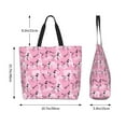thumbnail image 6 of Fuzoiu Cartoon Poodle Dog Print Tote Bags for Women,Shoulder Bag, Gym Tote,Top Handle Ladies Shoulder Bags for Work Beach Travel and Shopping Grocery, 6 of 9