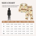thumbnail image 4 of Pajama Sets for Women 2 Pcs, Dachshund Dog Puppy No.1008 Button Down Long Sleeve Sleepwear Lounge PJ Sets, 4 of 6