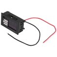 thumbnail image 1 of 12V Digital Voltmeter Voltage Battery Panel Meter for Car Motorcycle USB 5V 2A Output, 1 of 5