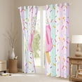 thumbnail image 3 of Homewish Ice Cream Popsicle Curtains Pack of 2 (42x84 Each) for Kids Children Teens,Colorful Geometric Stripes Curtains Blackout,Kawaii Watercolor Bedroom Curtains,Luxury Bedroom Decor, 3 of 6