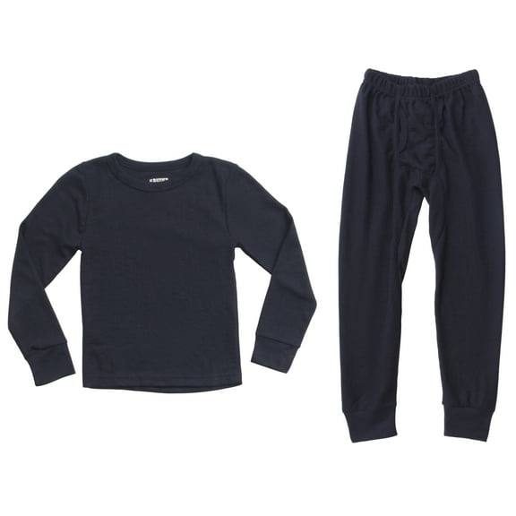 At The Buzzer Thermal Underwear Set for Boys (Navy, 4)