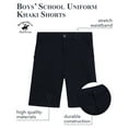 thumbnail image 6 of Beverly Hills Polo Club Boys' School Uniform Shorts - 2 Pack Uniform Twill Shorts for Boys (4-18), 6 of 7