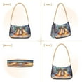thumbnail image 2 of ALAZA Watercolor Bell Women's Chain Shoulder Bag Hobo Handbag Tote Crossbody Purse, 2 of 7