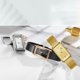 thumbnail image 3 of On Sale! Womens Watches Women's Watch Women's Rose Square Watch Minimalist Business Watch Women's Junior High Sense Shenzhen Watch Mothers Day Gift for Grilfriend,Gold Buy 2 Save 10%, 3 of 4
