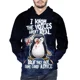 thumbnail image 3 of Sudadera con capucha de pingüino divertida con estampado 3D para hombre y mujer, moda Harajuku, ropa de calle, sudaderas informales, sudaderas con capucha, ropa para niños, 3 of 5