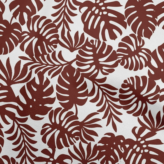 oneOone Rayon Brown Fabric Tropical Craft Projects Decor Fabric Printed By The Yard 56 Inch Wide