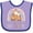 Lavender and Purple, variant on Inktastic Little Sister I Love My Big Sister Boys or Girls Baby Bib