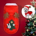 thumbnail image 3 of Ropa de Navidad para mascotas Yuyangstore Chaqueta de Vellón Cálido con capucha 45cmx35cm, 3 of 8