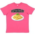 thumbnail image 3 of Inktastic Powered by Macaroni and Cheese Youth T-Shirt, 3 of 5